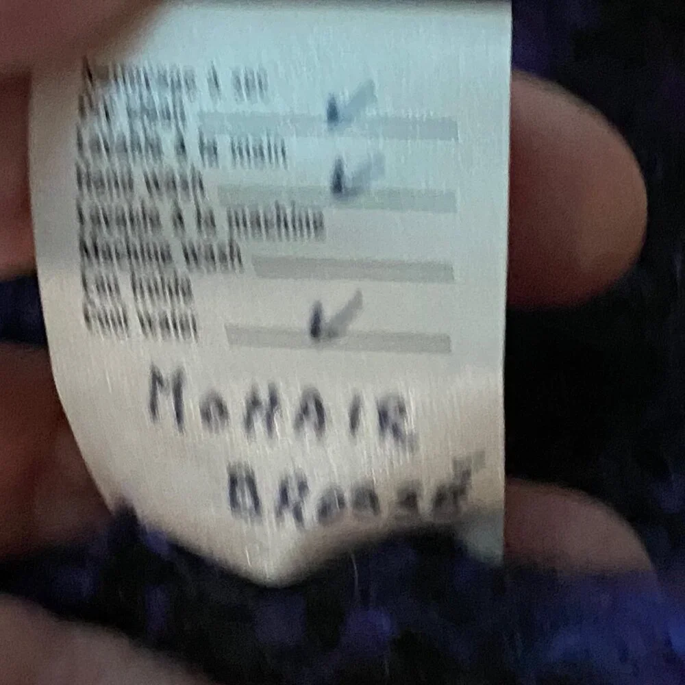 (8) Mohair Handknit Fuzzy Canada Quiet Luxury Scarf Shawl Wrap Throw 45